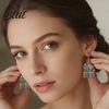 Exquisite Letter Shape Earrings 1 Pair Hook 2D Flat Acrylic