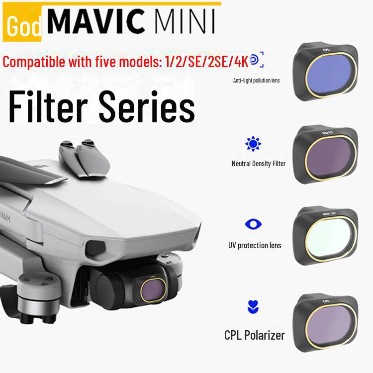 

DJI MINI4K/Mini 2 SE/MINI SE Захист фільтра та поляризатор для дронів