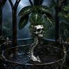 Gothic Home Decor Skull Spine Planter, Resin Skeleton Planter Pot, Horror Halloween Retro Bone Ornament Flower Vase, Spooky Gifts For Women