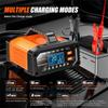 12V/24V Car Battery Charging Equipment with LCD Display Pulse Repair Intelligent Charging Device for Cars Trucks Boats