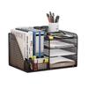 Multi-Layer Desk Organizer for Office Supplies and File Storage