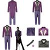 High-quality Polyester Mortal Kombat 11 Joker Cosplay Outfit Full Set For Comic Con And Costume Parties