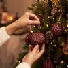 16 Kerstballen Ornamenten Set Gegalvaniseerd Plastic Glanzende Hangende Decoraties voor Kerstboom