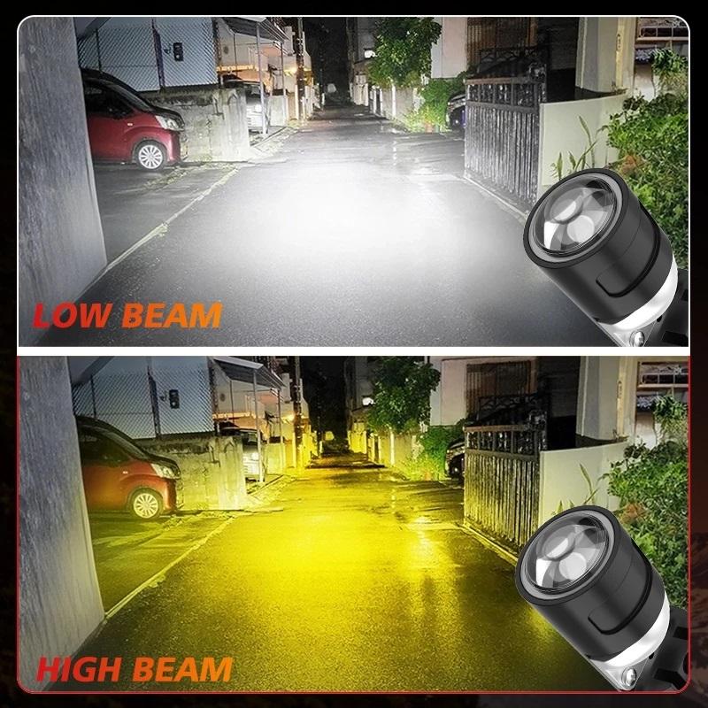P15D T19 Motorcycle Headlight Led Bulbs 6000K Plug And Play Low Beam For Mio I 125 Motorbike Scooter
