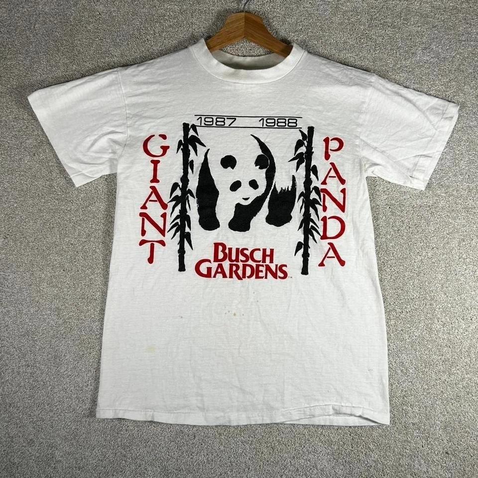 

Vintage 1988 Busch Gardens giant panda single stitch tee shirt tshirt S