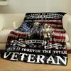 Veteran US Flag Sweat Blood Tears Blanket bedroom Blanket for Livingroom Couch lunch break Soft throw for Friend's festival Gift