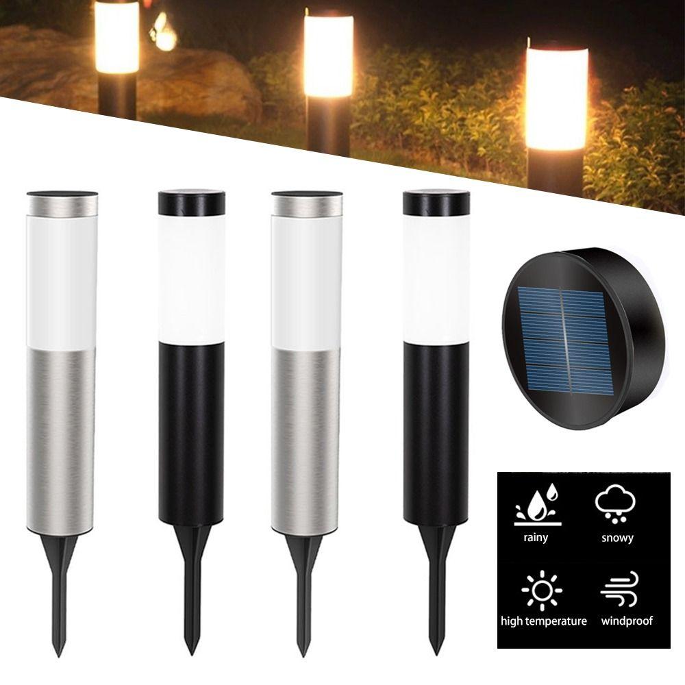 LED Solar Path Light Stainless Steel Landscape Light New Garden Lawn Lamp Driveway
