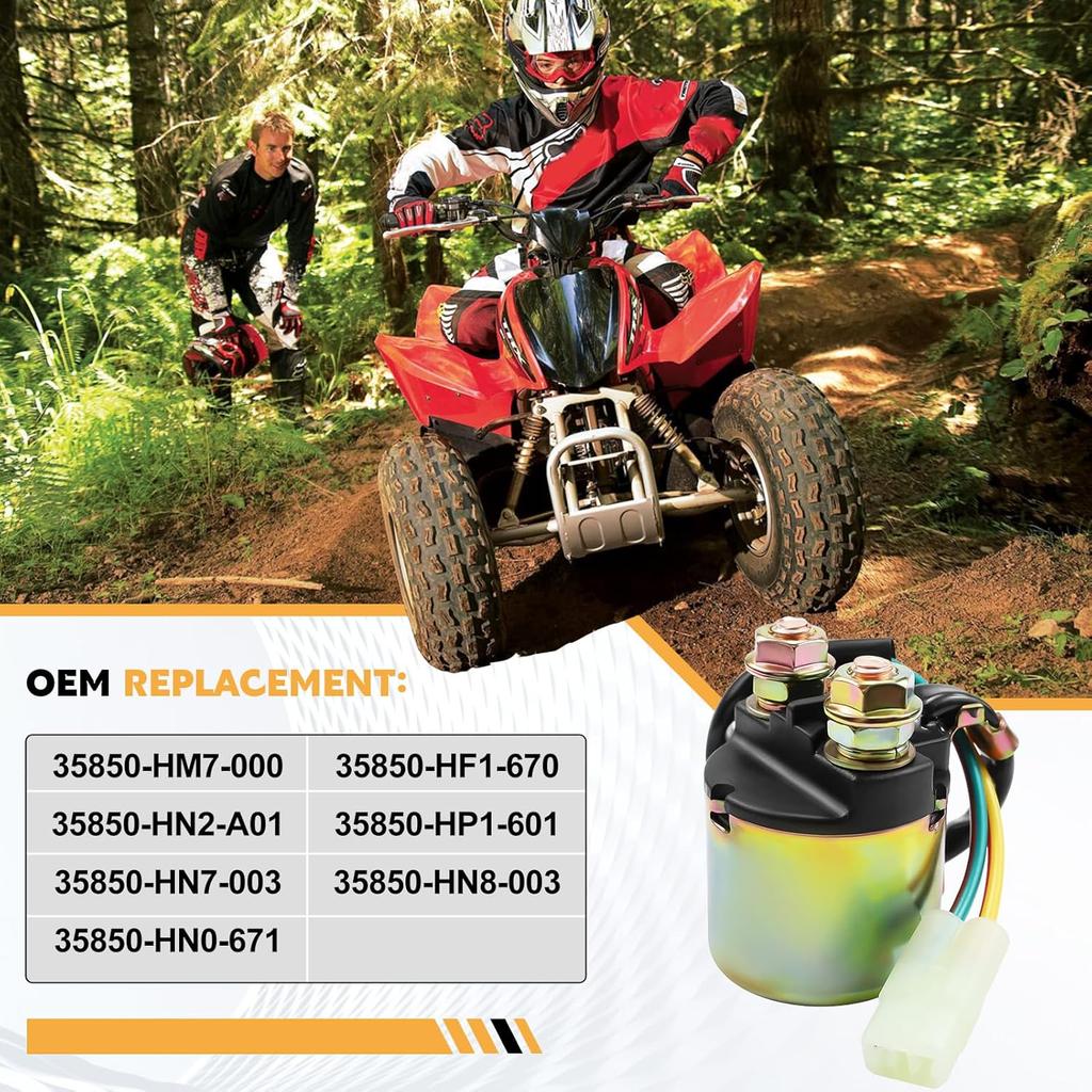 Реле стартера Rancher 350 для Honda TRX350 2000-2006 /TRX450 Foreman 450 1998-2004/Rancher 420 TRX420 2009-2014/ Foreman 400
