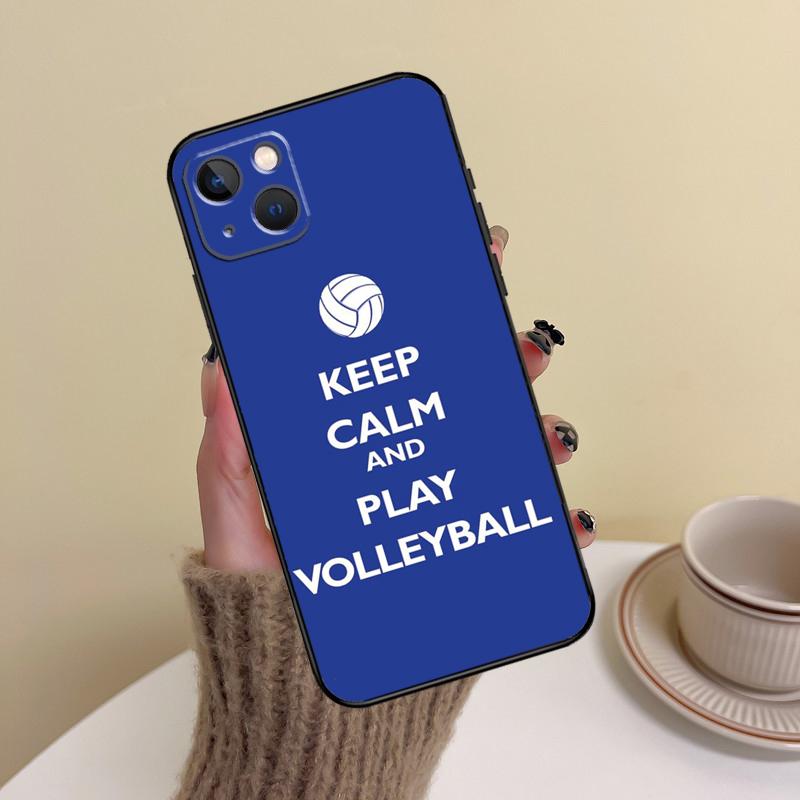 Play Volleyball Ball Phone Case For iPhone 15 Pro Max 11 12 13 14 16 17 Pro Max mini Plus 16e 17 Air Cover Funda