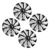 4 Pcs 14in Wheel Hub Cap Full Protection Stylish Look Lightweight Easy Install Universal Fit for Any 14in Steel Wheels