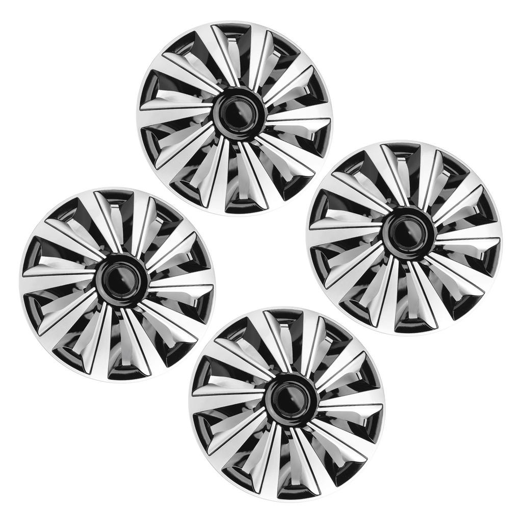 4 Pcs 14in Wheel Hub Cap Full Protection Stylish Look Lightweight Easy Install Universal Fit for Any 14in Steel Wheels