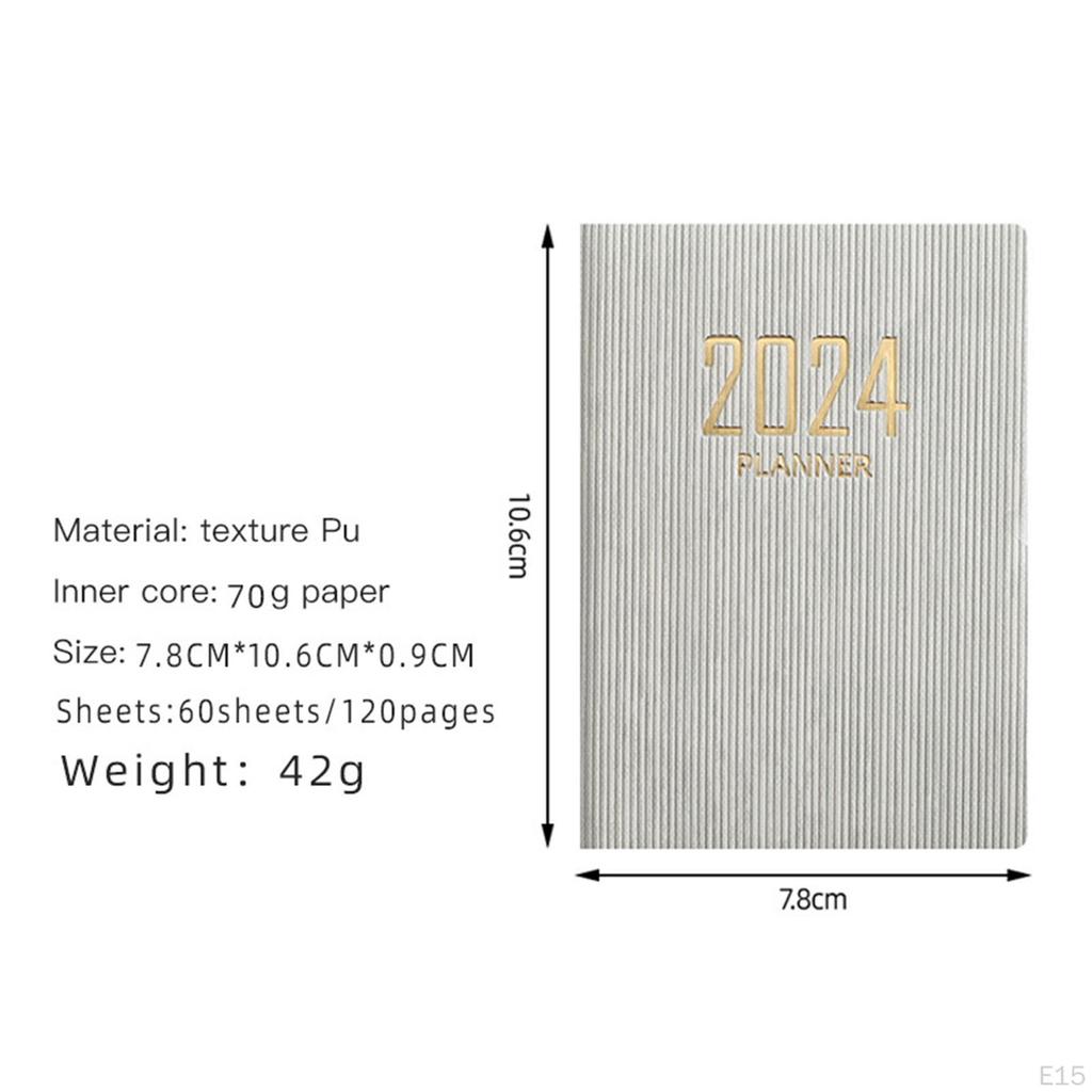 Planner Notebook Diary Monthly Professional Journal Double Sided Writing