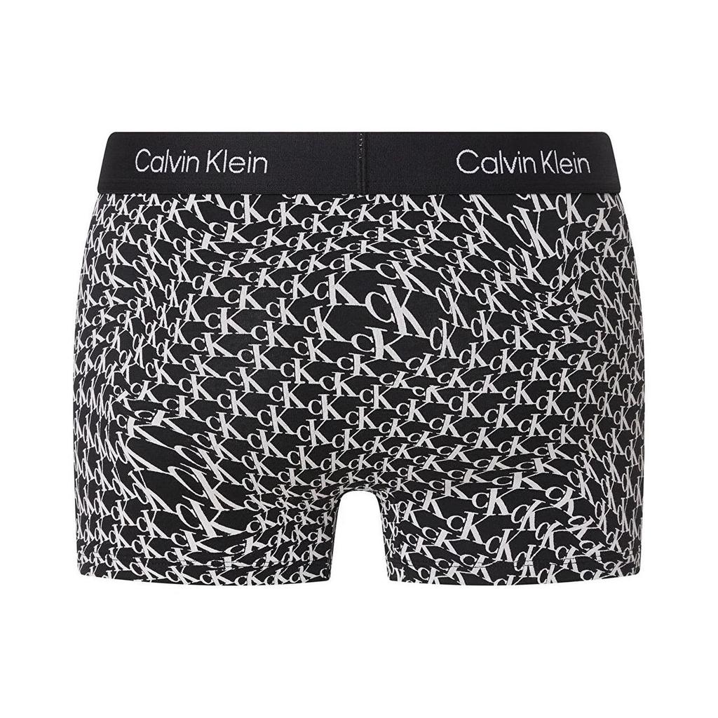 CK Calvin Klein CK96 Serie Buchstaben-Print Fitted Boxer Briefs Herren Unterwäsche Schwarz 000NB3403A-ACR