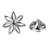 Men's Mini Suit Brooch Gold Colour Lilies Women's Pins Fashion Versatile Formal Clothing Accessories