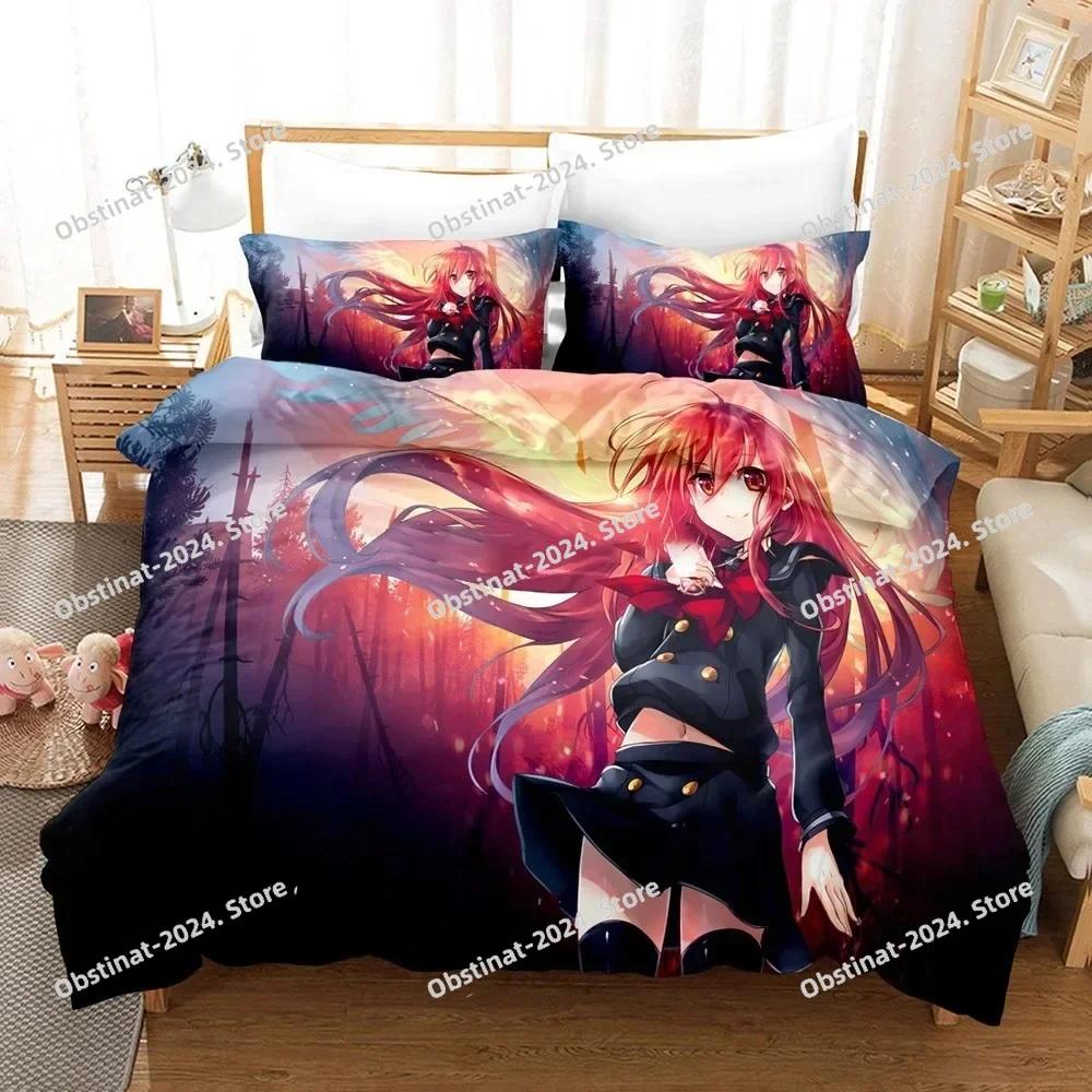Shakugan No Shana Bedding Set Printed Bed Set With Pillowcase Bed Duvet Cover Soft Single Double Queen Super King Size