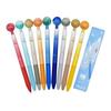 Maydahui 9-Piece Planet Ballpoint Pen Set, 0.5mm Black Ink, Cute & Fun Stationery, Smooth Writing Gel Pens for Kids, Students, Gifts