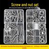 GUWANJI 304 Stainless Steel Hex Socket Bolt & Nut Assortment Set