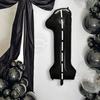 91PCS Black Arches Balloon Chain Set Birthday Proposal Confession Wedding Opening Party Event Scene Decoration Digital Balloon S