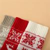 Christmas Festival Patterned Thigh High Socks Womens Winter Fashion Knitted Over Knee Long Stockings Leg Warmers Hosiery