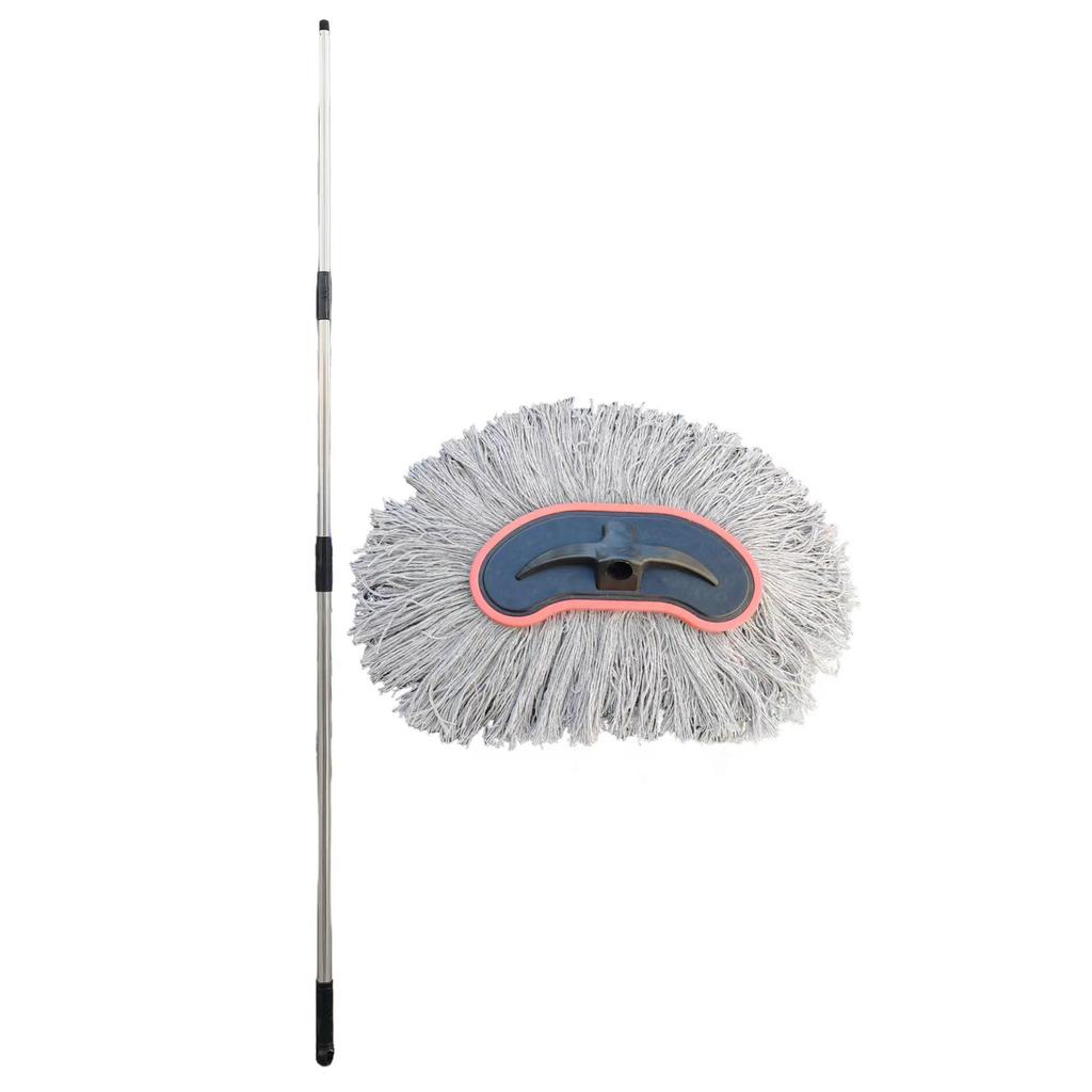 Bright Star Długi Uchwyt Szczotka do Mycia Samochodów - Mop z Miękkim Włosiem do Dużych Pojazdów