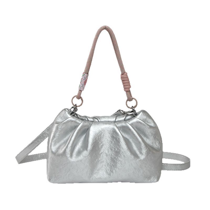 Fashion Casual Handbag Women's New Shoulder Bag Solid Color Versatile Messenger Bag
