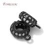 18K Gold Plated Brass with Zircon Bails,Jewelry Bail,Necklace Pendant Holder,Bails For Pendants,Supplies For Jewelry Accessories