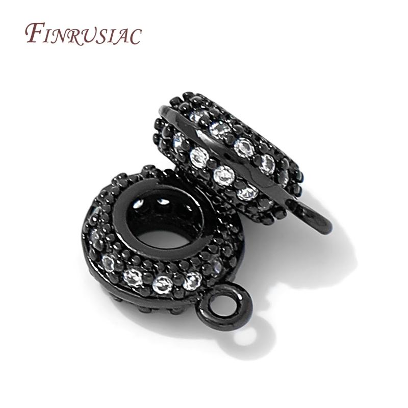 18K Gold Plated Brass with Zircon Bails,Jewelry Bail,Necklace Pendant Holder,Bails For Pendants,Supplies For Jewelry Accessories