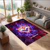 Fiorentina FC Soccer Football Pattern Soft Area Rug Non Slip Indoor Floor Carpet Sports Decor Mat for Bedroom