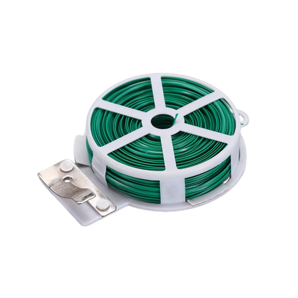 Garden Plant Tie Roll for Climbing Plants and Rose Vines Flexible Twist Wire with Cutter for Plant Support 20m 30m 50m 100m