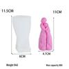 Pregnant Woman & Child Silicone Mold for DIY Aromatic Plaster Candle