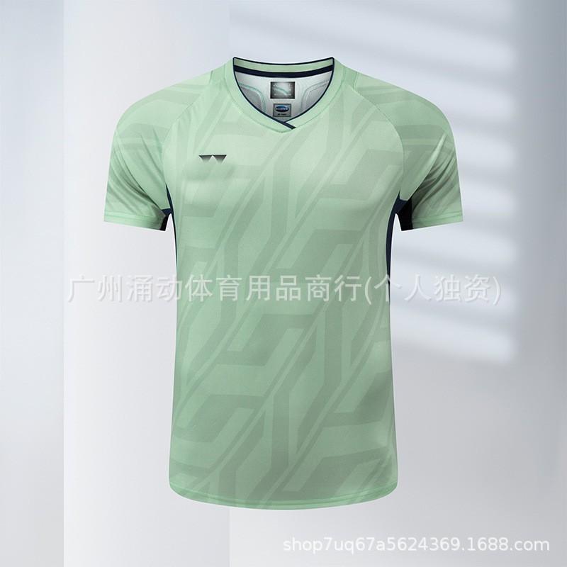 Quick-Dry Breathable Badminton Shirt Men Women Kids Training Competition Sportswear Custom Print