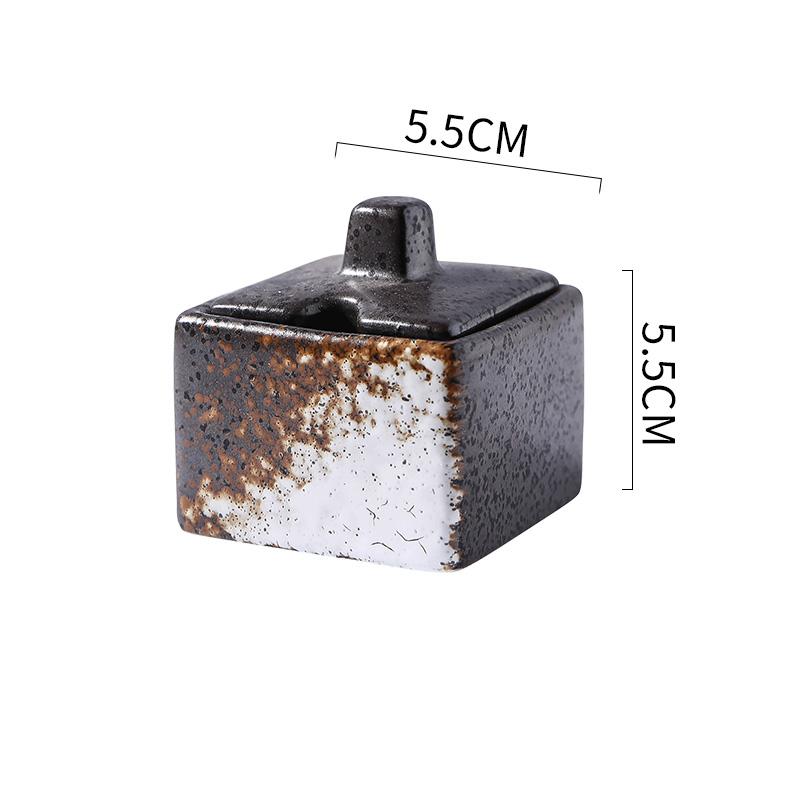 Creative Ceramic Oil Bottles Spice Jar Salt and Pepper Shakers Home Kitchen Spice Tools Seasoning Jars Box Kitchen Accessories