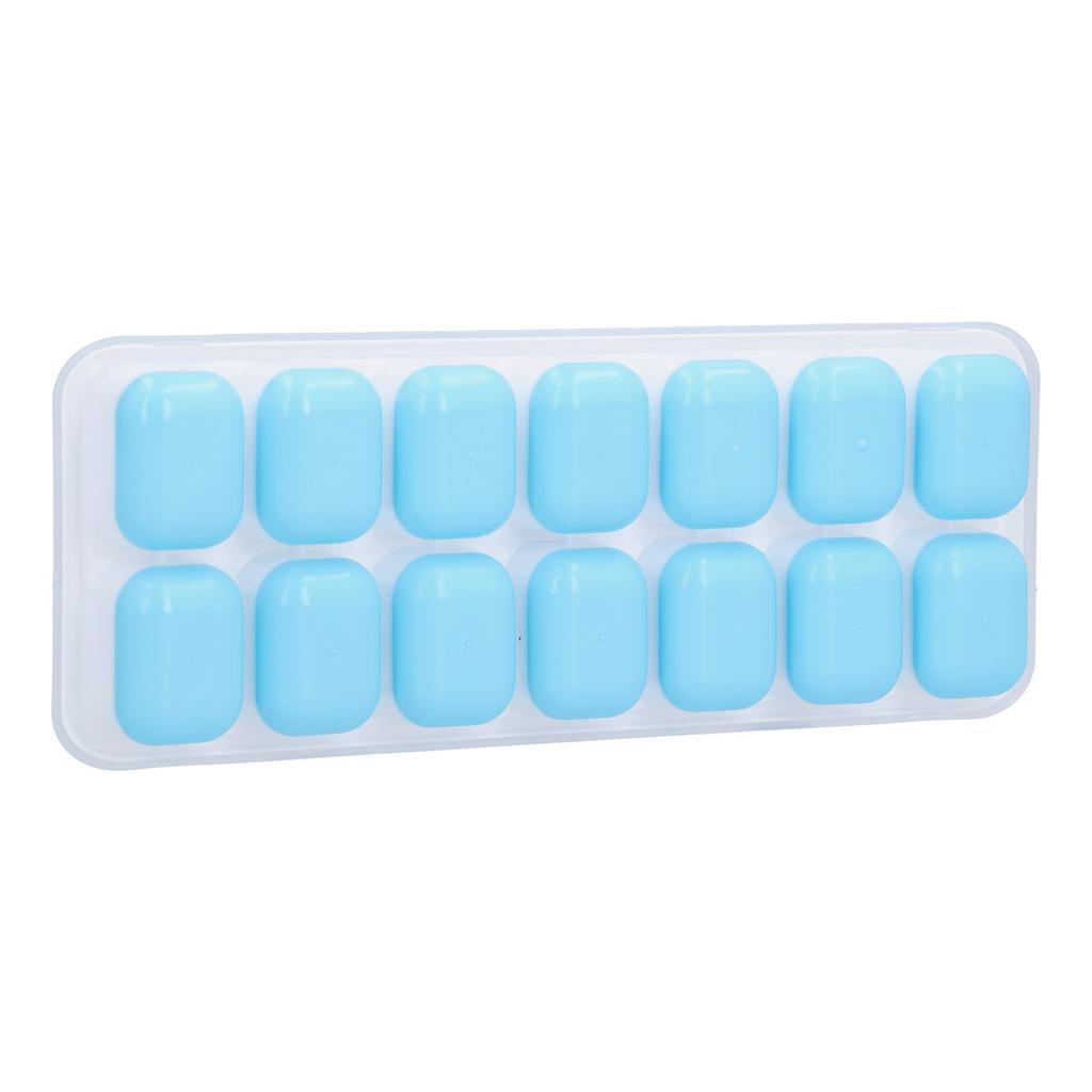Tray Food Grade Plastic Silicone Ice Mold with Removable Lid for Cocktail