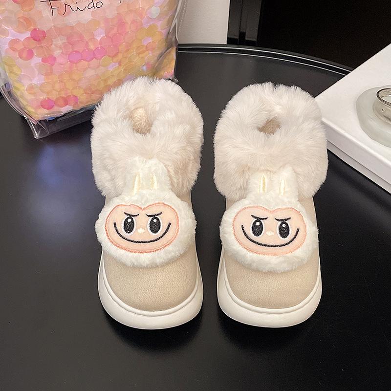 

Женские мультяшные зимние утепленные удобные теплые холодные легкие водонепроницаемые нескользящие походные ботинки на толстой подошве с амортизацией для снега 40/41