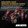 WLtoys 244016 V2 2.4G High Speed Racing Car 2WD 25KM/H 1:24 Gyro Full Scale Remote Control Car Competitive Vehicle Toys For Kid