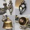 Rurumi Antique Style Magnetic Door Iron Feng Shui Lucky Charm Doorbell, Type, Chime, Doorbell, Bell, Item, (Horse)