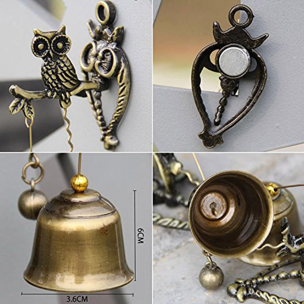 Rurumi Antique Style Magnetic Door Iron Feng Shui Lucky Charm Doorbell, Type, Chime, Doorbell, Bell, Item, (Horse)