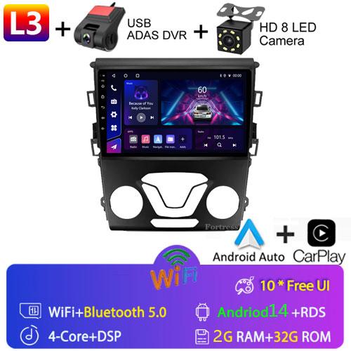 Android 13 Carplay Auto 4G WIFI GPS For Ford Mondeo 5 Fusion 2012-2019 Car Radio Multimedia Player Video Stereo Head Unit 2din