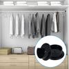 2Pairs Solid Plastic Closet Pole Sockets With Screws Wardrobe Tube Support  Closet Organization