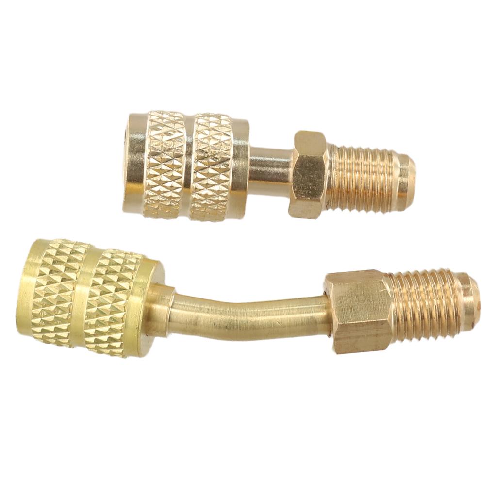 HVAC Werkzeug 45 Grad Adapter Messing Material Problemlose Installation Auslaufsicheres Design Messing Und Gummi Adapter Adapter