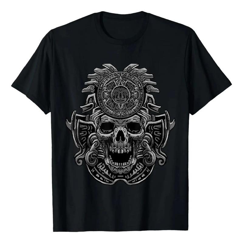 Idea De Regalo T Con Forma De Calavera Azteca, Cabeza De Mue S
