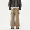 Working Jeans Men's Wind High Street Straight Wide-leg Pants