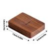 Elegant Earrings Storage Box Multifuntional Jewelry Organizers Wood Earrings Holder Suitable for Home or Travel Use