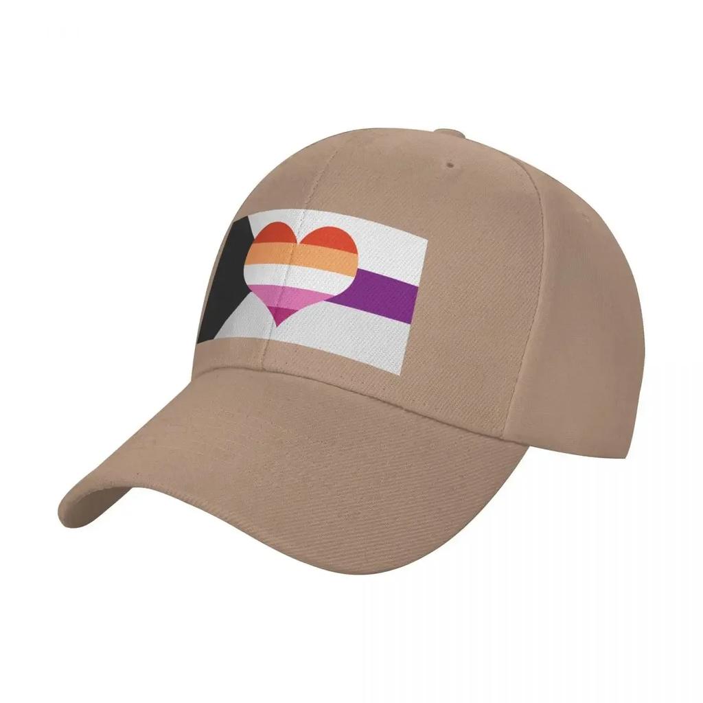 Demisexual Lesbian Pride Flag Baseball Cap Hiking Hat Male Hat Summer Hat Custom Cap Womens Hats For The Sun Mens