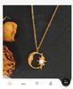 Hollow Star & Moon Opal Pendant Necklace - Luxury Clavicle Chain Jewelry