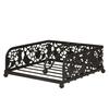 Table Napkin Holder with Windproof Arm Decor Hollow Design Fruit Weighted Large Capacity Outdoor