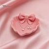 Small Item Storage Tray 3D Printed Bow Jewelry Tray, Heart Shape Ring Dish, Entryway Table Trays, Delicate Decorative Trinket Organizer for