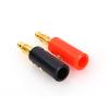 20pcs Packs 4mm Black & Red Wire Audio Cable Banana Connectors Plug Adapter Female