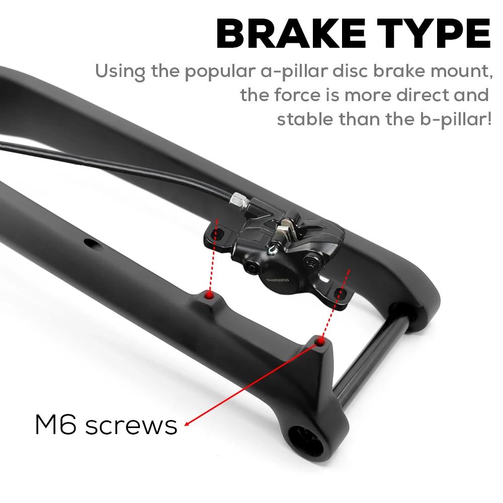Full Carbon MTB Fork for XC & Gravel | 15*110mm Boost Thru-Axle | Fits 26/27.5/29" | Disc Brake | Straight/ Tapered Steere