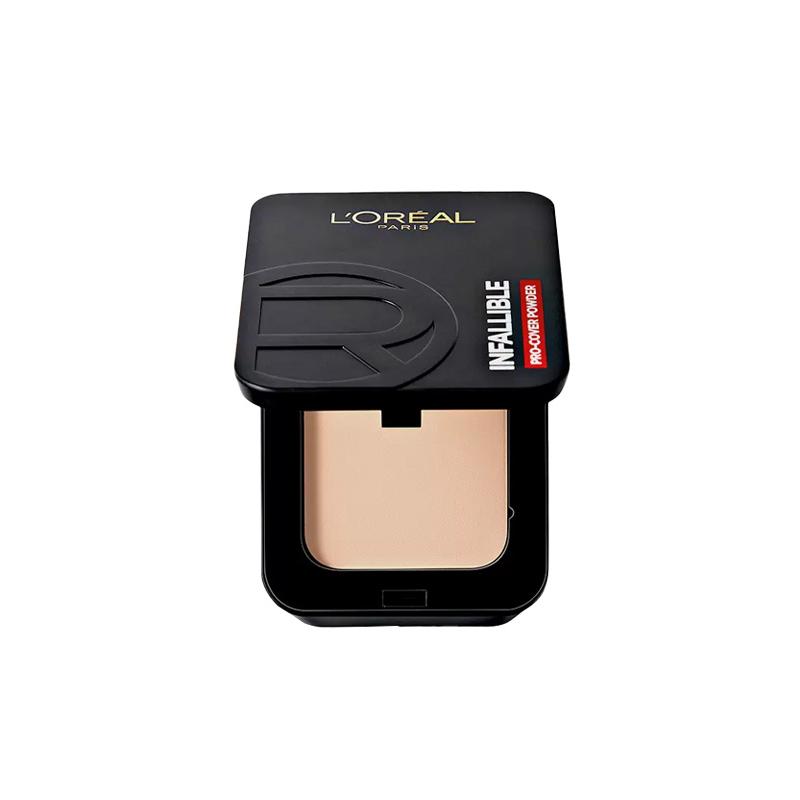 Loreal Paris Microdermabrasion King Powder Powder Oil Control Easy Moisturizing Everlasting Color Flawless Long-Lasting Powder-320 Natural Color